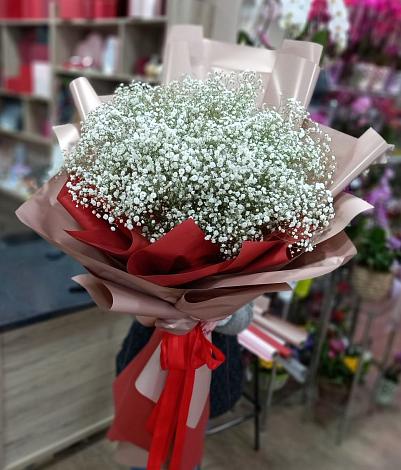 Букет цветов из: Гипсофила в Бирево